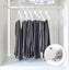 Stainless Steel Wardrobe Rod Brackets, 4 Pieces U Shaped Curtain Rod Brackets, H Carousel 3
