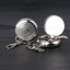 Stainless Steel Mini Circular Pocket Ashtray Keyring (silver 2pcs) Carousel 3