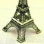 Eiffel Tower Statue Decor Alloy Metal Bronze Tone *Over Stocked* Carousel 6