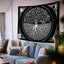 Tree Of Life Wall Tapestry Sun And Moon Aesthetic Tapestry Wall Hanging Black & Carousel 3