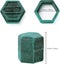 Velvet Jewelry Ring Box,hexagon Premium Gorgeous Vintage Double Ring Gift Box Wi Carousel 2