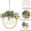 Welcome Sign, Rustic Wooden Welcome Door Garland With Led String Lights, 30cm We Carousel 3