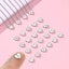 Women Girls Silver Tiny Love Heart Initial Letter Necklace Alphabet A-z Personal Carousel 3