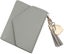 Women's Wallet, Leather Coins Pocket Purse Short Money Bag For Girl Lady(grey)(1 Carousel 1