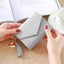 Women's Wallet, Leather Coins Pocket Purse Short Money Bag For Girl Lady(grey)(1 Carousel 4