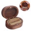 Wedding Ring Boxwooden Vintage Ring Holder Walnut Jewelry Storage Box Carousel 1