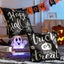 Set Of 4 Decorative Halloween 18 X 18" Throw Pillow Covers - Trick Or Treat Pump Carousel 5