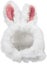Rabbit Ears Headwear Pet Guinea Pig Kitten Warm Plush Hat Adjustable Headband Wi Carousel 1