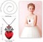Red Heart Necklace And Crown Set Valentine's Day Present For Red Heart Tiara Go Carousel 2