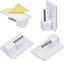 Self-adhesive Curtain Hooks Compatible With Net Curtain Rods8pcs-white Carousel 1