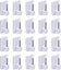 Self-adhesive Curtain Hooks Compatible With Net Curtain Rods8pcs-white Carousel 2