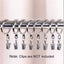 Pack Of 20 Silver Metal Curtain Track Rings With Fixing Eyelets, Large Heavy Dut Carousel 3
