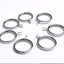 Pack Of 20 Silver Metal Curtain Track Rings With Fixing Eyelets, Large Heavy Dut Carousel 5