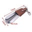 Portable Folding Metal Shoehorn With Key Ring(1pcs-brown) Carousel 2