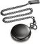 Pocket Watch With Engraving Chain Men Black / Bronze Gift For Birthday Father's Carousel 4