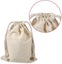 Pack Of 6 Cotton Drawstring Bags, Household Cotton Drawstring Storage Laundry Ba Carousel 4