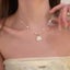 White Flower Camellia Design Necklace Pearls Elegant Jewelry Gifts Carousel 2