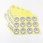 120PCS/10 Sheets White Round Handmade Thank You With Heart DIY Craft Paper Seali Carousel 1