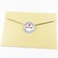 120PCS/10 Sheets White Round Handmade Thank You With Heart DIY Craft Paper Seali Carousel 6