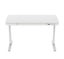 Loctek Ergonomic Height Adjustable Office Desk with Charging Port White Carousel 4