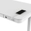Loctek Ergonomic Height Adjustable Office Desk with Charging Port White Carousel 5