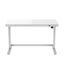 Loctek Height adjustable desk ultra white glass desktop Carousel 11