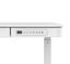 Loctek Ergonomic Height Adjustable Office Desk with Charging Port White Carousel 11