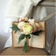 Pink Artificial Silk Flower Vintage Bouquet Rose Peony *Local Buy* Carousel 3