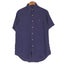 Linen Ralph Lauren Navy Short Sleeve Oxford Shirt Small Carousel 1