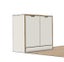 DEAL! Plywood free standing 2-door storage cabinet with soft closing hinges 800W Carousel 5