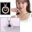100 Languages I Love You Projection Pendant Necklace Women Clavicle Chain Gift Carousel 3
