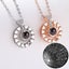 100 Languages I Love You Projection Pendant Necklace Women Clavicle Chain Gift Carousel 5