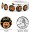 1" Halloween Stickers - 500 Per Roll. Different Slogan Designs Halloween Sticker Carousel 2