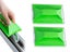 2Pcs Window Groove Cleaning Brush Handheld Door Window Track Cleaner Green Carousel 1