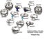 13pcs Vintage Knuckle Ring Set Hollow Carved Flowers Stackable Rings Boho Crysta Carousel 3
