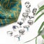 13pcs Vintage Knuckle Ring Set Hollow Carved Flowers Stackable Rings Boho Crysta Carousel 5