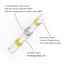 50pcs Solder Joint Wire Connector, Heat Shrink Solder Butt Seal Insulated Electr Carousel 3
