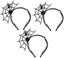 3-pack Halloween Spider Web Headband Cosplay Party Headband Dress Up Hair Access Carousel 1