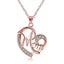 Auspicious-exquisite Mother Love Letter Print Necklace Jewelry Great Gift Carousel 1