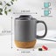 Ceramic Coffee Mug 12 Oz - Coffee Travel Mug Tea Mug With Insulated Cork And Spl Carousel 2