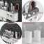 Bathroom Organizer Toothpaste Automatic Dispenser Toothbrush Holder Wall Mounted Carousel 3