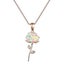 48cm/18.9in Rose Shaped Necklace Daily Gold Color Chain Use Simple Design Carousel 1