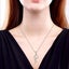 48cm/18.9in Rose Shaped Necklace Daily Gold Color Chain Use Simple Design Carousel 2