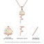48cm/18.9in Rose Shaped Necklace Daily Gold Color Chain Use Simple Design Carousel 3