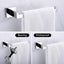 304 Stainless Steel Towel Rack Polished Mirror Chrome Metal Finishes- 26.8*7.5*5 Carousel 4