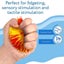 12pcs Strings Balls Stress Relief Silicone Monkey Stringy Balls Bpa-free Rainbow Carousel 3
