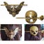 2 Skull And Death Moth Hair Clips, Halloween Horror Skull Barrette Stick Vintage Carousel 2