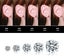 5 Pairs Stud Earrings Set, Hypoallergenic Cubic Zirconia 316l Earrings Stainless Carousel 2