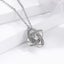 1 Pc Gifts Necklaces For Women Girls, 925 Sterling Silver Necklace Love Knot Pen Carousel 3