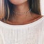 Elegant Women Opal Beads Rhinestone Handmade Chain Necklace Jewelry Birthday Gif Carousel 3